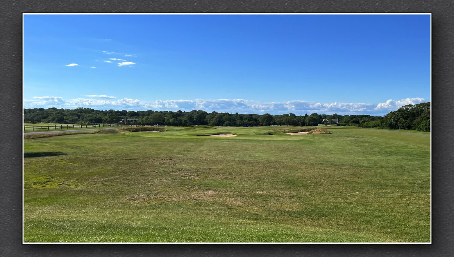 #7. Downhill par 3 (129 yards).