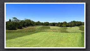 #2. Dogleg-left par 5 (420 yards).